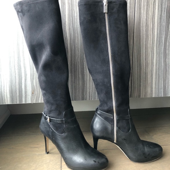 Beautiful leather boots, sexy heels. Barely worn - Picture 1 of 1